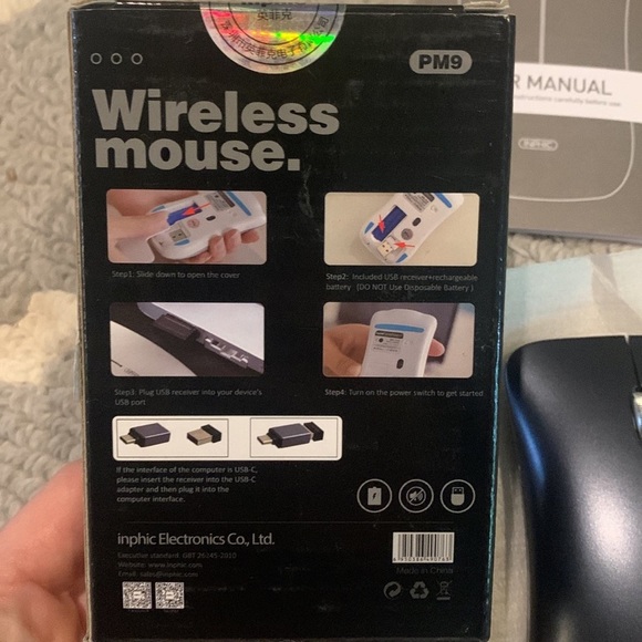 New wireless rechargeable computer mouse - Picture 4 of 7